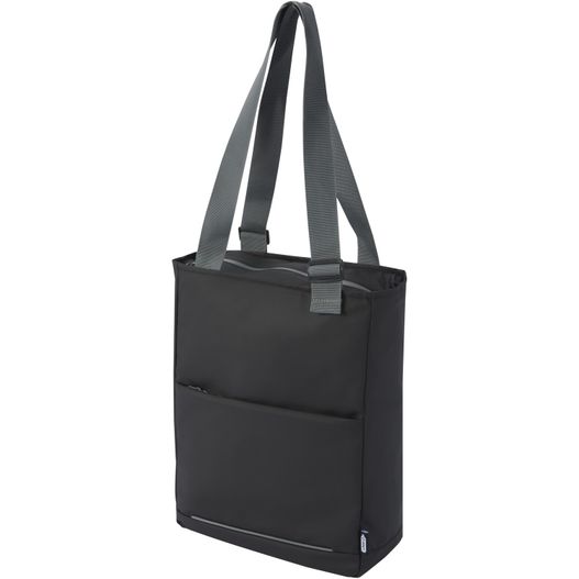 Aqua wasserabweisende 14" Laptop-Tragetasche aus GRS Recyclingmaterial 14 L (Bild 1)