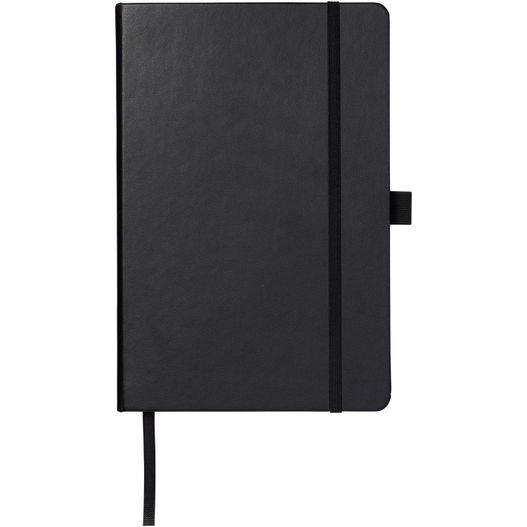 ein schwarzes notizbuch mit schwarzem cover Nova A5 gebundenes Notizbuch (Bild 1)