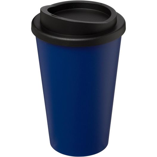 ein blauer reisebecher mit schwarzem deckel Americano® 350 ml Isolierbecher (Bild 1)