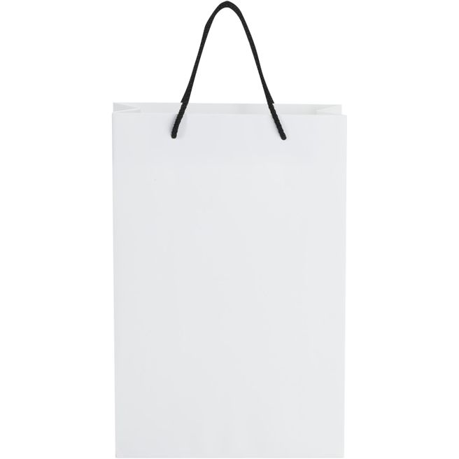 Produktabbildung Handgefertigte 170 g/m² Integra-Papiertüte mit Kunststoff Kordelgriffen – 24 × 9 × 36 cm Handgefertigte 170 g/m² Integra-Papiertüte mit Kunststoff Kordelgriffen – 24 × 9 × 36 cm