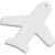 RFX™ H-09 Reflektierender TPU-Anhänger Flugzeugs (Bild 1)