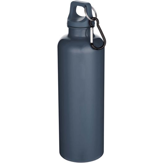 Oregon 750 ml einfarbige RS-zertifizierte Wasserflasche aus recyceltem Kunststoff mit Karabinerhaken (Bild 1)