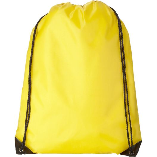 eine gelbe tasche mit einer schwarzen saite Oriole Premium Turnbeutel 5L (Bild 1)