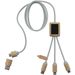 SCX.design C49 5-in-1 Ladekabel mit Leuchtlogo