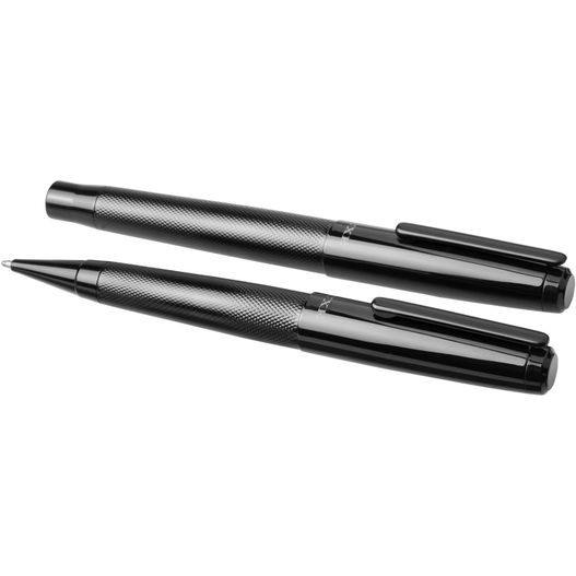 zwei stifte sitzen nebeneinander Gloss Duo Stift Set (schwarze Mine) (Bild 1)