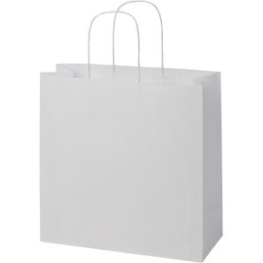 Kraftpapiertasche 120 g/m² mit gedrehten Griffen – 31 × 12 × 31 cm