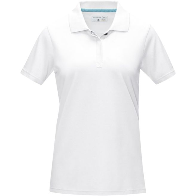 Graphite Poloshirt aus Bio-Baumwolle für Damen