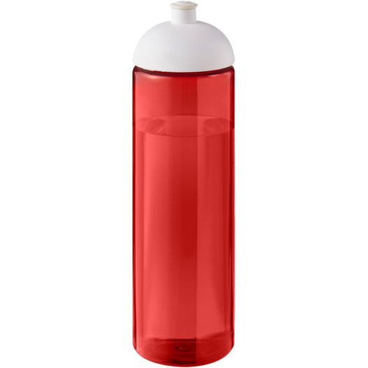 eine rote wasserflasche mit weißem deckel H2O Active® Eco Vibe 850 ml Sportflasche mit Stülpdeckel (Bild 1)