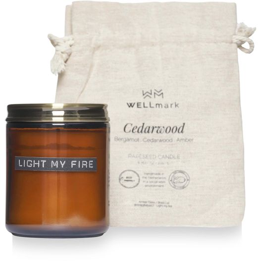 Wellmark Medium Zedernholz Duftkerze (Bild 1)