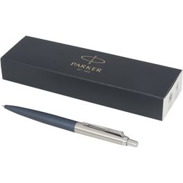 Parker Jotter XL matt mit Kugelschreiber mit Chromverzierung (blaue Mine)