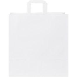 Kraftpapiertasche 80-90 g/m² mit flachen Griffen – 34 × 20 × 35 cm