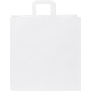 Kraftpapiertasche 80-90 g/m² mit flachen Griffen – XL
