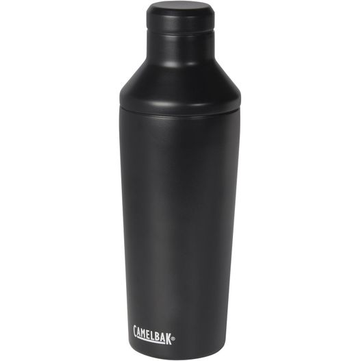 eine schwarze flasche mit einem deckel und einer schwarzen kappe CamelBak® Horizon vakuumisolierter Cocktailshaker, 600 ml (Bild 1)