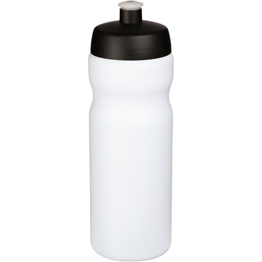 eine weiße sportflasche mit schwarzem deckel Baseline® Plus 650 ml Sportflasche (Bild 1)