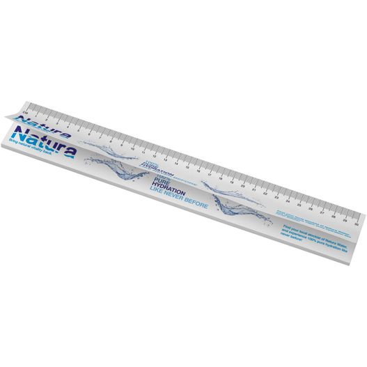 Sticky-Mate® Haftnotizen mit gedrucktem 30 cm Lineal aus recyceltem Material (Bild 1)