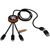SCX.design C37 40W 5-in-1 rPET Ladekabel in rundem Bambusgehäuse mit Leuchtlogo (Bild 4)