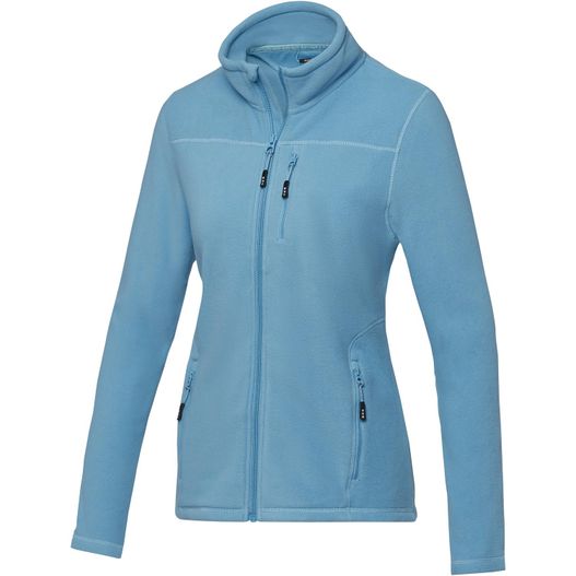 frauenjacke mit kapuze auf Amber GRS recycelte Fleecejacke für Damen (Bild 1)