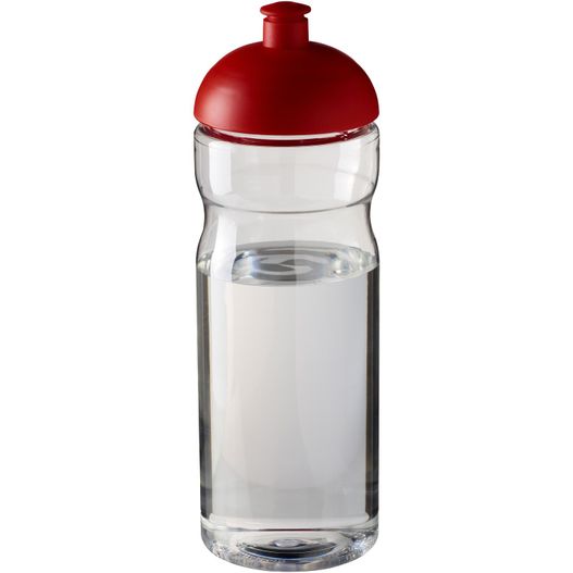 einen roten deckel auf einer wasserflasche H2O Active® Base 650 ml Sportflasche mit Stülpdeckel (Bild 1)