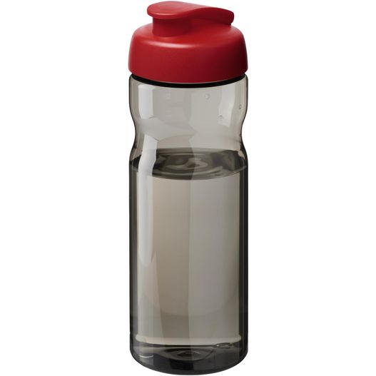 eine wasserflasche mit rotem deckel H2O Active® Eco Base 650 ml Sportflasche mit Klappdeckel (Bild 1)