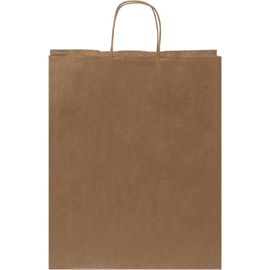 Kraftpapiertasche 80-90 g/m² mit gedrehten Griffen – 32 × 12 × 40 cm (Bild 1)