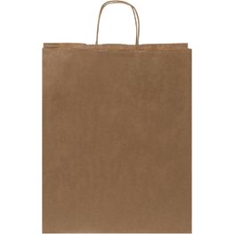 Kraftpapiertasche 80-90 g/m² mit gedrehten Griffen – 32 × 12 × 40 cm