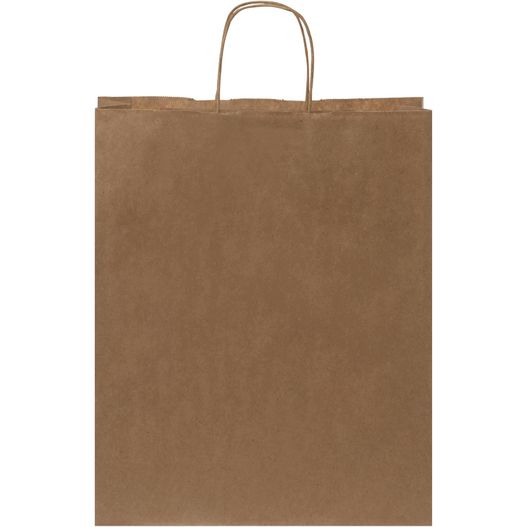 Kraftpapiertasche 80-90 g/m² mit gedrehten Griffen – 32 × 12 × 40 cm (Bild 1)