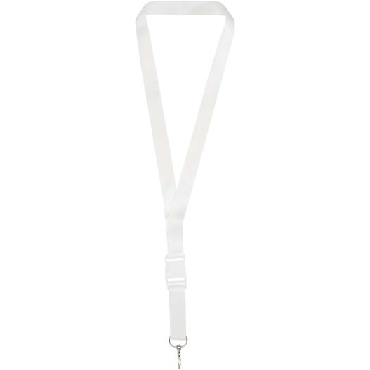 Bucks Sublimation Lanyard mit Schnappverschluss aus recyceltem PET Kunststoff (Bild 1)