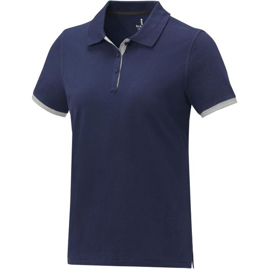 Produktabbildung Morgan Polo für Damen, zweifarbig Morgan Polo für Damen, zweifarbig (Bild 1)