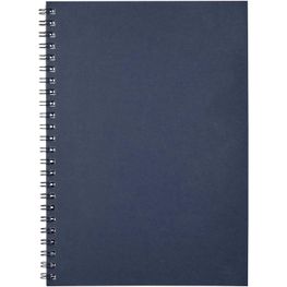 Desk-Mate® A5 recyceltes farbiges Notizbuch mit Spiralbindung