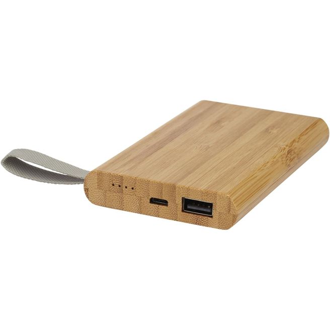 Produktabbildung Tulda 5000 mAh Powerbank aus Bambus Tulda 5000 mAh Powerbank aus Bambus