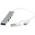 Alkaid 4 Port Hub aus recyceltem Aluminium mit USB-A- und Typ-C-Anschlüssen und zwei Eingängen (Bild 3)