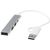 Alkaid 4 Port Hub aus recyceltem Aluminium mit USB-A- und Typ-C-Anschlüssen und zwei Eingängen (Bild 1)