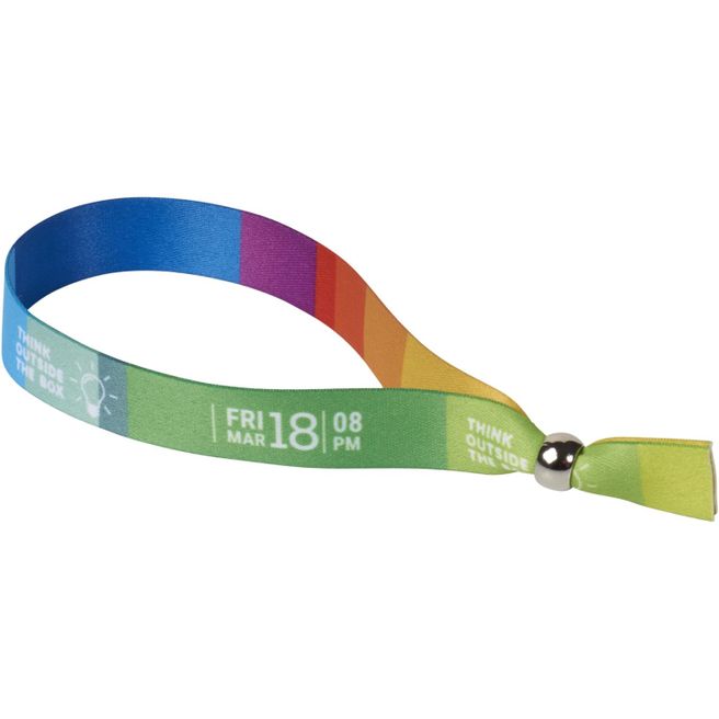 Evi Sublimation Festival Armband mit Metallverschluss