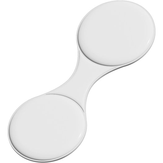 ein weißer spiegel mit weißem deckel RFX™ M-10 Runder, reflektierender PVC-Magnet, klein (Bild 1)