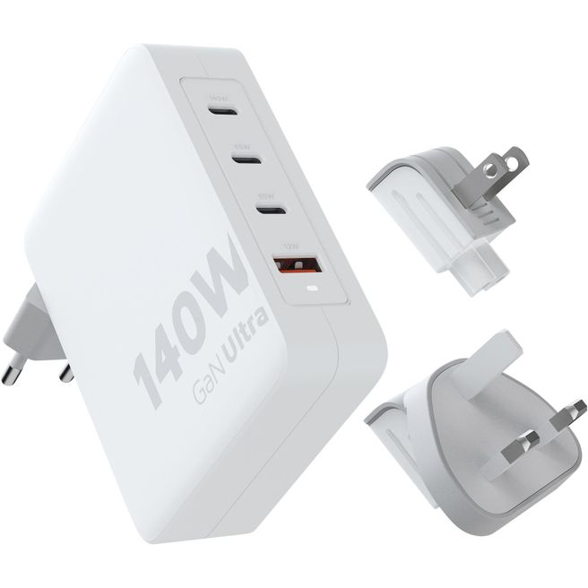 Xtorm XVC2140 GaN Ultra 140 W Reiseadapter mit 240 W USB-C PD-Kabel