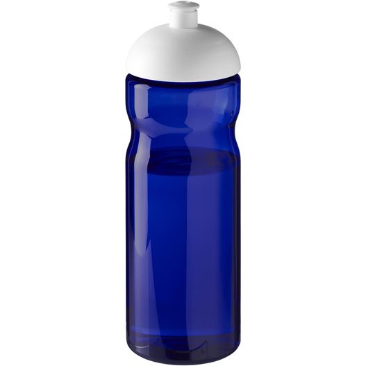 eine blaue sportflasche mit weißem deckel H2O Active® Eco Base 650 ml Sportflasche mit Stülpdeckel (Bild 1)