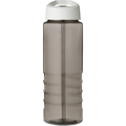 eine graue wasserflasche mit weißem deckel H2O Active® Eco Treble 750 ml Sportflasche mit Stülpdeckel (Bild 1)