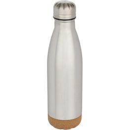 Produktabbildung Cove 500 ml doppelwandige, vakuumisolierte Trinkflasche aus Edelstahl mit Korkdetails Cove 500 ml doppelwandige, vakuumisolierte Trinkflasche aus Edelstahl mit Korkdetails