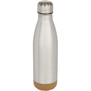 Cove 500 ml doppelwandige, vakuumisolierte Trinkflasche aus Edelstahl mit Korkdetails