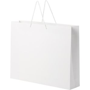 Handgefertigte 170 g/m² Integra-Papiertüte mit Kordelgriffen – 45 × 10 × 35 cm