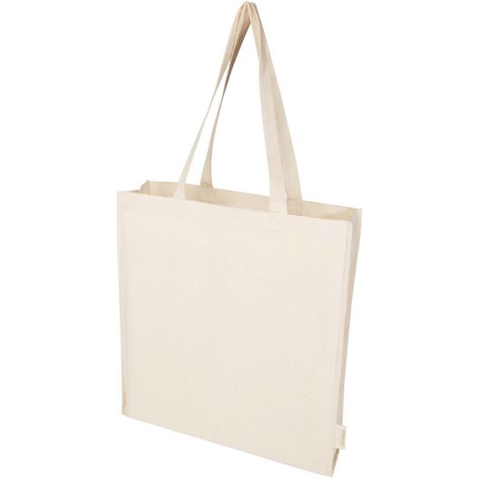 Orissa 180 g/m² Tragetasche mit Seitenfalte aus Bio-Baumwolle 14L (Bild 1)
