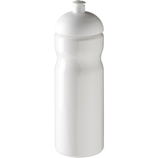 eine weiße sportflasche mit weißem deckel H2O Active® Base 650 ml Sportflasche mit Stülpdeckel (Bild 1)