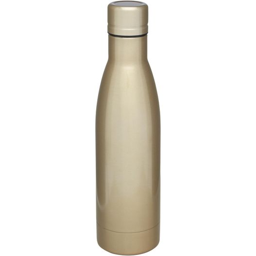 eine goldflasche mit schwarzem deckel Vasa 500 ml Kupfer-Vakuum Isolierflasche (Bild 1)