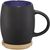 Hearth 400 ml Keramiktasse mit Holz Untersetzer