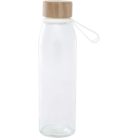 Produktabbildung Porto 500 ml Glas-Flasche mit Silikongriff und Bambusdeckel Porto 500 ml Glas-Flasche mit Silikongriff und Bambusdeckel (Bild 1)