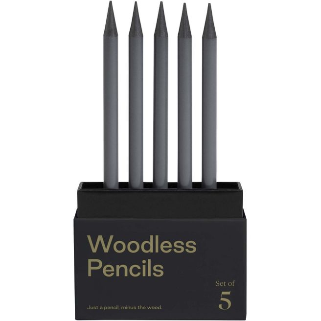 Karst® 5er-Pack 2B holzlose Graphitstifte