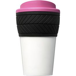 Brite-Americano® 350 ml Isolierbecher mit Schutzring Reifen-Design