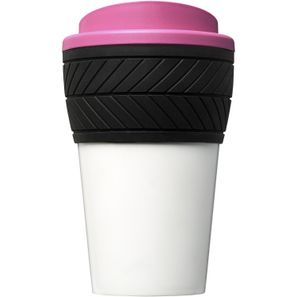 Brite-Americano® 350 ml Isolierbecher mit Schutzring Reifen-Design