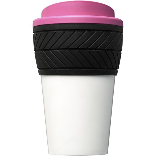 Brite-Americano® 350 ml Isolierbecher mit Schutzring Reifen-Design (Bild 1)