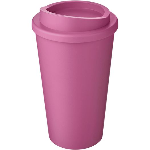 eine rosa tasse mit einem deckel und einem deckel Americano® 350 ml Isolierbecher (Bild 1)